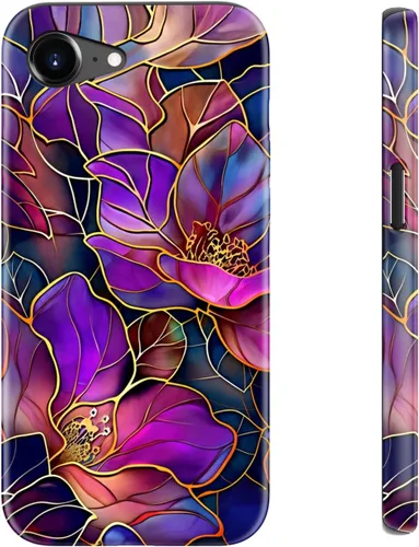 Miniatura 80 de LUHOURI Funda para iPhone 12 Mini, compatible con carga inalámbrica, doble capa, interior de silicona suave + carcasa exterior dura, bonito diseño