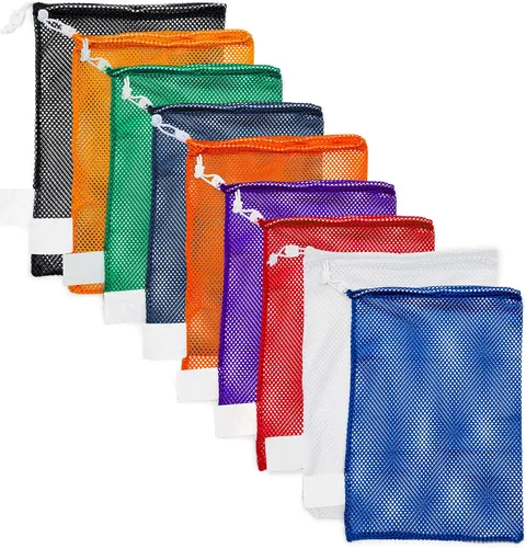 Miniatura 10 de Champion Sports Equipment Bag, Mesh, 12" X 18