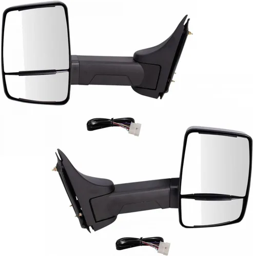 Miniatura 53 de Trail Ridge Juego de espejos de remolque de 2 piezas para el lado del conductor y del pasajero compatible con Ford F-150 FO1320479 FO1321479