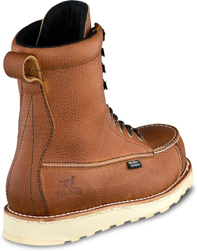 Miniatura 4 de Irish Setter, Wingshooter ST, Botas para hombre de 8 pulgadas, impermeables, con punta de seguridad no metálica, Botas de trabajo Ámbar