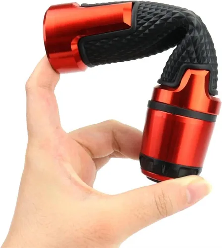 Miniatura 6 de Tapón para manillar de motocicleta, pomos antideslizantes para mango de scooter extremos de manillar de mano de 7/8 pulgadas, 0.866 in con logotipo