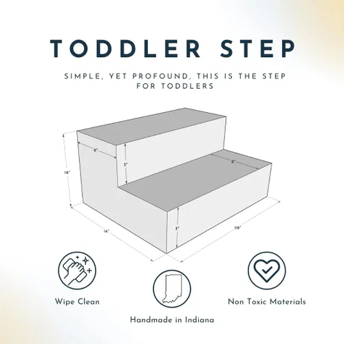 Miniatura 2 de Foamnasium Escalón para niños pequeños, juego de espuma para interiores, suave para niños pequeños y activos para gatear, escalar, deslizarse