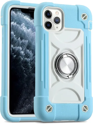 Miniatura 104 de MARKILL Funda compatible con iPhone Air de 6.5 pulgadas 2025 con soporte de anillo giratorio de 360 grados, protección contra caídas de grado