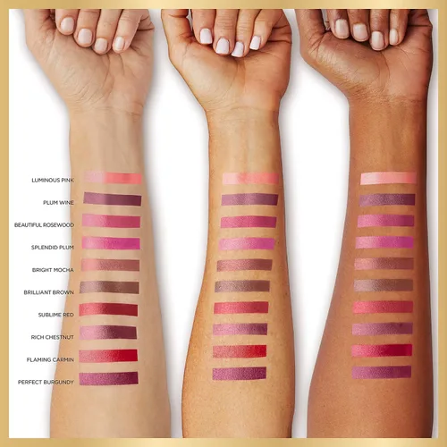 Miniatura 6 de L'Oréal Paris Age Perfect - Lápiz labial hidratante luminoso, ciruela espléndida, 0.13 onzas
