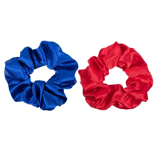 Miniatura 14 de Coleteros de seda de color verde oscuro para dormir, para mujeres y niñas, bandas elásticas de satén sedoso de morera grande, sin daños, accesorios