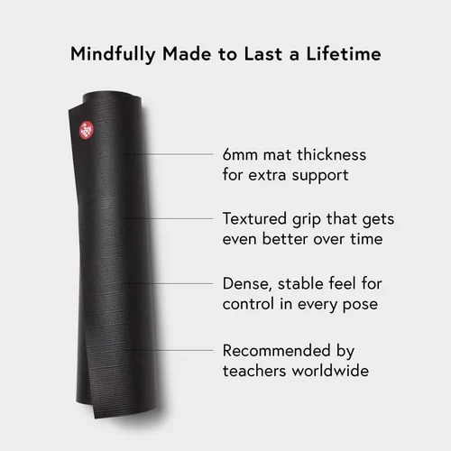 Miniatura 2 de Manduka PRO - Tapete de yoga premium de 0.236 pulgadas de grosor, respetuoso con el medio ambiente, agarre de alto rendimiento, acolchado