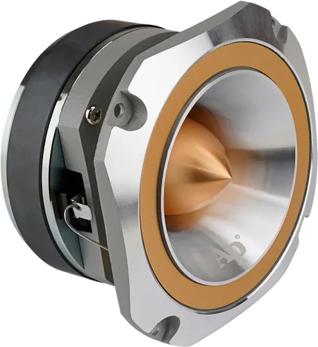 Miniatura 7 de Audiopipe Super Tweeter de Alta Resistencia (ATR-4053), 400 vatios, marco de aluminio fundido a presión, metálico, acabado de corte cromado