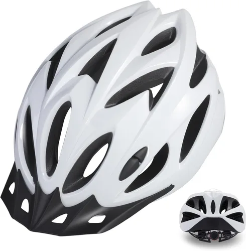 Miniatura 12 de Zacro Adult Bike Helmet, Lightweight Bicycle Helmet with Removable Pads and Visor, CPSC Certified Safety Helmet for Men Women, Mountain Road Cycling