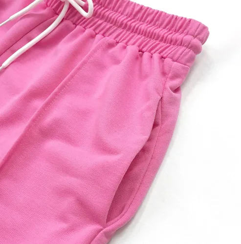 Miniatura 6 de Pantalones Cargo Mujer Cintura alta Barril Recto Pantalones de Moda Cintura elástica Cordón Pantalones de chándal