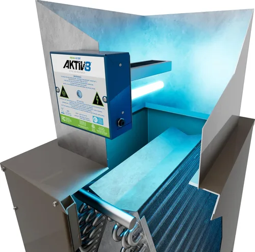 Miniatura 6 de Fresh-Aire UV AKTIV8 Sistema de tratamiento de aire activo en conducto, lámpara dual de 2 años