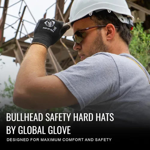 Miniatura 2 de Bullhead Casco de Seguridad Estilo Gorra – Casco Ventilado con Ajuste Ajustable con Almohadilla para la Frente y Correa de Barbilla, Aprobado por