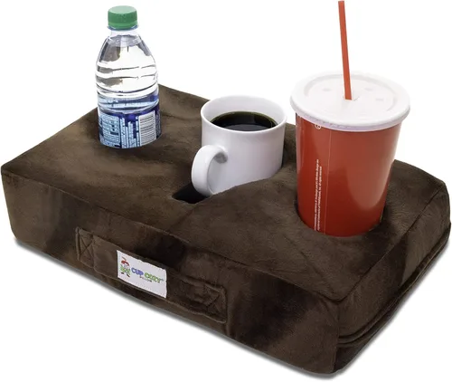 Miniatura 16 de Cup Cozy Pillow (amarillo) como se ve en la televisión, el mejor portavasos del mundo. Mantén tus bebidas cerca y evita derrames. Utilízalo