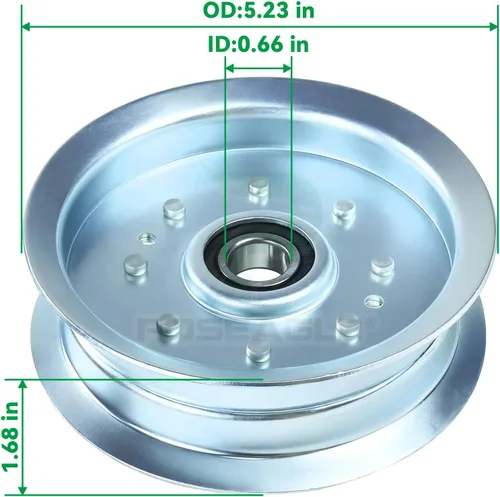 Miniatura 3 de La polea tensora GY20629 reemplaza a GY20110 AUC17621 GY22082 756-05034A 756-05034 para D110 D130 D140 D150 D155 D170 E140 E180 L100 Tractores L110