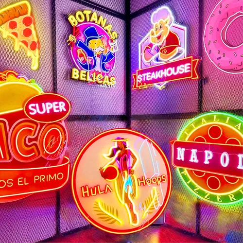 Miniatura 10 de Letreros de neón personalizados, letrero de neón colorido personalizable para decoración de pared, luz de neón LED personalizada con nombre