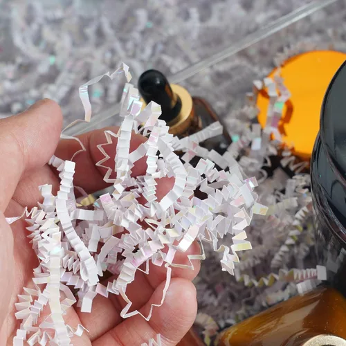 Miniatura 5 de Uptotop Relleno de papel triturado y arrugado de 5 oz para envolver regalos y rellenar cestas, cumpleaños, Navidad, Acción de Gracias, boda, Día