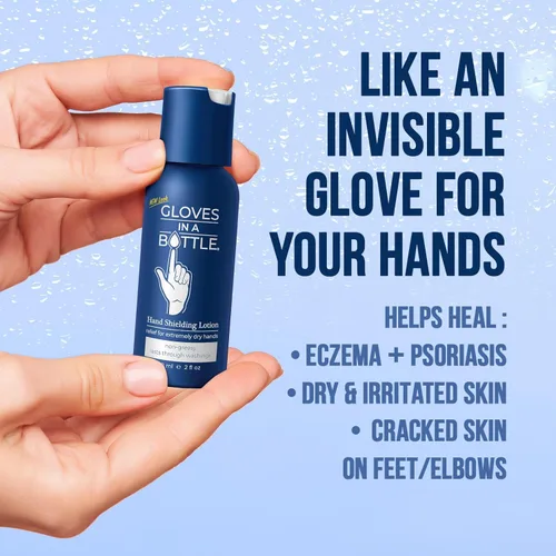 Miniatura 7 de Gloves In A Bottle Paquete de 6 lociones protectoras, ideal para la piel seca con picazón, sin grasa y sin fragancia. (2oz-2.0 fl oz)