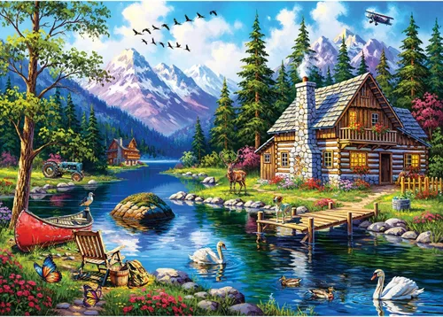 Miniatura 9 de Anatolian Puzzle - Faro azul, rompecabezas de 3000 piezas, #4936