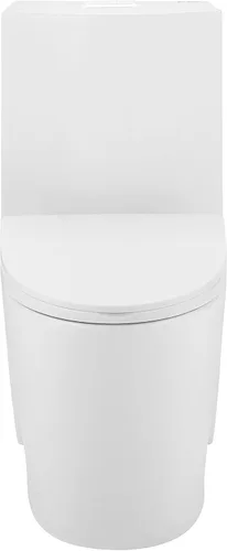 Miniatura 9 de Swiss Madison SM-1T254 St. Tropez - Inodoro de una pieza con descarga dual Tornado, 0.8/1.28 GPF, con asiento de cierre suave, altura cómoda BLANCO