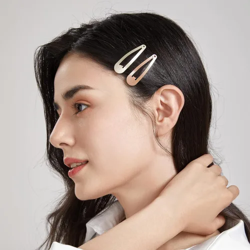 Miniatura 6 de Dofash Pinzas para el cabello a presión de metal, 2.0 in, accesorios básicos para el cabello, pinzas para el cabello de estrella, 12 piezas