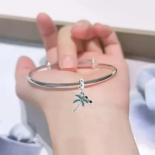 Miniatura 3 de Chili Jewelry Abalorio de palma de coco con gafas de sol, compatible con pulseras Pandora