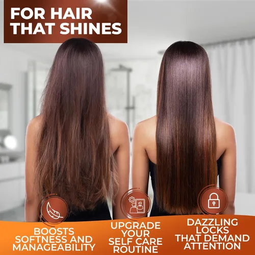 Miniatura 3 de Aceite de Argán marroquí Champú Sulfato última intervensión – Mejor para el cabello dañado, Curly seco o Frizzy – Thickening para fina/Cabello