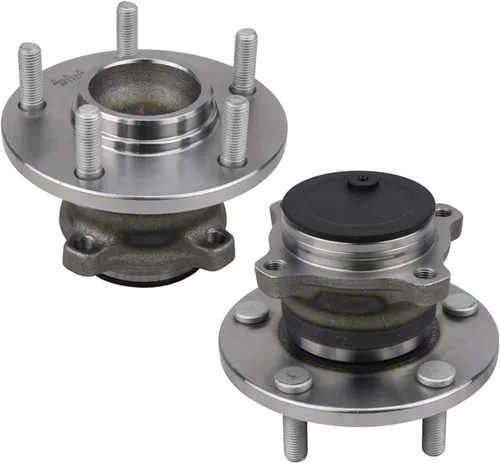 Miniatura 5 de Par de 2 bujes de rueda trasera y conjunto de rodamientos para modelos Mazda 3 2004-2008 sin ABS