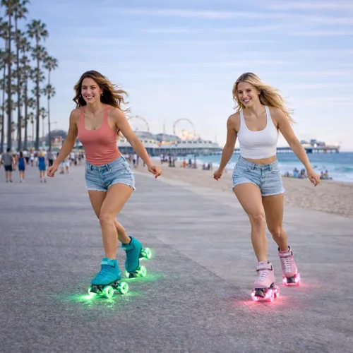 Miniatura 3 de Bont Patines Prostar Suede Profesionales Patines con Ruedas Led Luminosas - Interior y Exterior