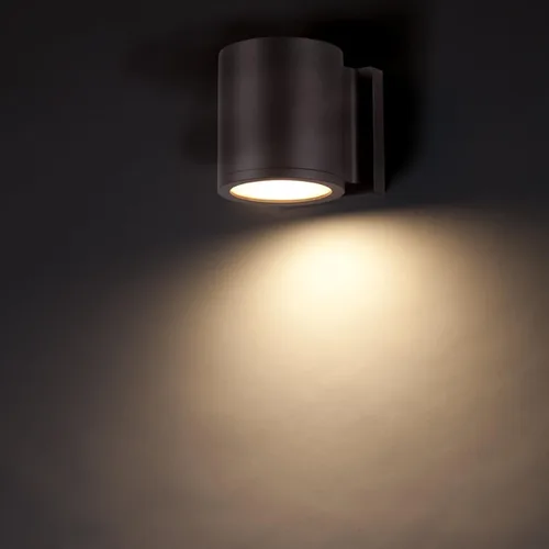 Miniatura 2 de WAC Lighting WS-W2605-GH - Lámpara de pared LED para exteriores, luz individual respetuosa con el cielo oscuro, 3000 K en acabado grafito