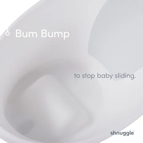 Miniatura 2 de Shnuggle Bañera para Bebé Recién Nacido Soporte Integrado y Respaldo Suave Adecuado desde Recién Nacido Soporte de Asiento de Baño Incluye