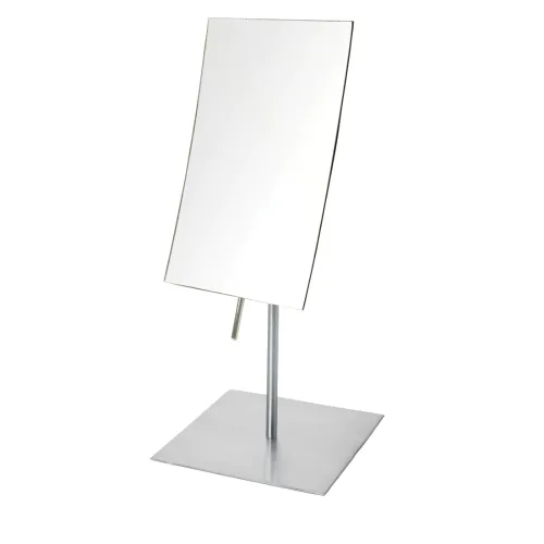 Miniatura 11 de JERDON Espejo rectangular de maquillaje de mesa, aumento 3X con acabado negro, espejo de tocador de 5 x 8 pulgadas, ajuste de pivote, modelo JP358BK