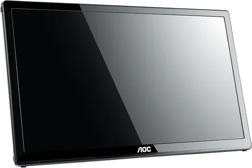 Miniatura 3 de AOC e1659Fwu 15.6-Inch Ultra Slim 1366x768 Res 200 cd/m2 Brillo USB 3.0-Powered Monitor LED portátil w/Case Negro