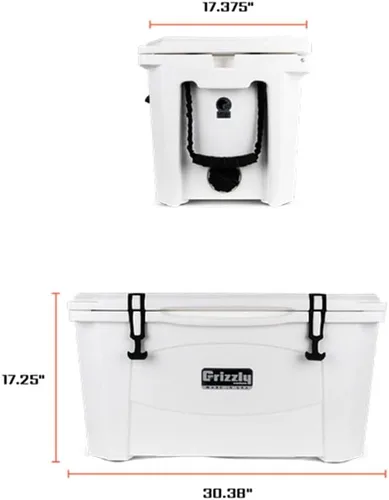 Miniatura 7 de Grizzly Coolers Refrigerador de 6 cuartos Rojo