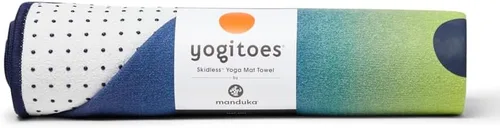 Miniatura 15 de Manduka Yogitoes Toalla para Esterilla de Yoga Caliente - 71" Agarre Activado por Humedad Protuberancias de Silicona Patentadas Altamente