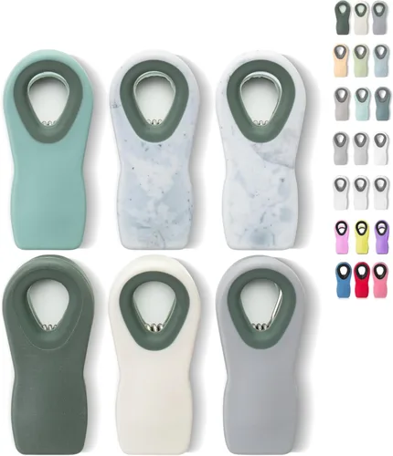 Miniatura 12 de Mr. Pen - Clips Magnéticos para Bolsas de Papas Fritas, Paquete de 6, Clips Grises para Bolsas de Papas Fritas, Clips para Bolsas, Clips para Tonos