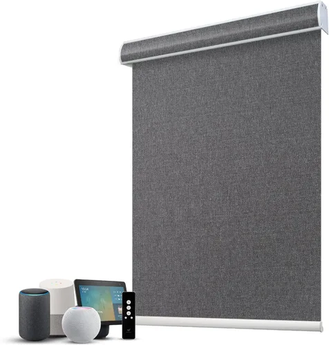 Miniatura 19 de SmartWings Persianas Motorizadas con Filtro de Luz, Compatible con Matter Thread Homekit Z-Wave Alexa Google, Persianas con 70% de Opacidad Safari