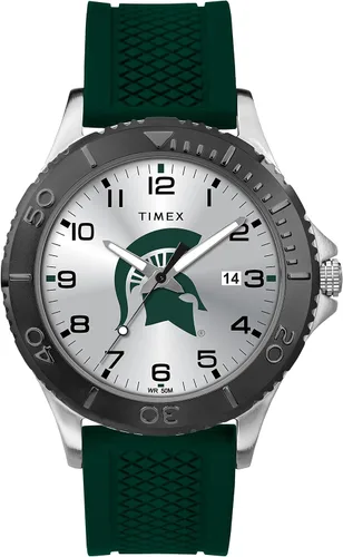 Miniatura 24 de Timex Tribute Men's Collegiate Gamer 42mm Watch – Georgia Bulldogs with Black Silicone Strap Oklahoma Sooners