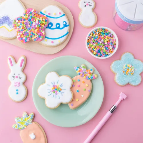Miniatura 8 de Sweets Indeed Juego de 6 celdas de Pascua – 6.45 onzas de gránulos decorativos comestibles para hornear, decoración de pasteles, cupcakes, galletas