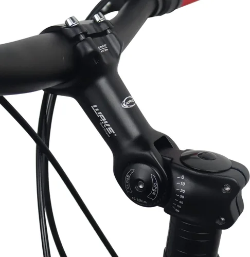 Miniatura 7 de CYSKY Vástago de bicicleta ajustable 31.8 25.4 3.543 in/4.331 in/5.118 in 0-60 grados ajustable MTB vástago de bicicleta elevador para bicicleta