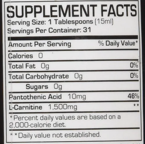 Miniatura 12 de PROSUPPS L-Carnitine 1500 inyecciones líquidas sin estimulantes para hombres y mujeres, bebida de entrenamiento energizante metabólico