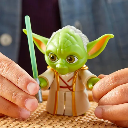 Miniatura 3 de Star Wars: Young Jedi Adventures Yoda Figura de acción, juguetes de 3 pulgadas de alto, juguetes preescolares para niños y niñas de 3 años