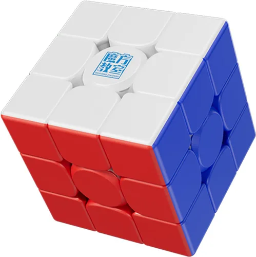 Miniatura 9 de CuberShop Moyu RS3M V5 2023 Cubo de Velocidad 3x3 con Núcleo de Bola y Recubrimiento UV con Soporte de Exhibición, RS3M 2023 Sin Pegatinas Cubo