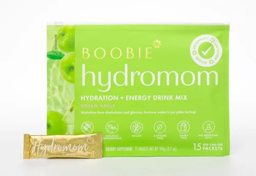 Miniatura 12 de Boobie Hydromom Mezcla de bebida de superalimento con electrolitos, Limonada de frambuesa azul Refrescante impulso de energía e hidratación