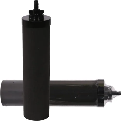 Huining 2 filtros de agua negros - Sistema de filtro de agua por gravedad para el hogar - Compatible con Berkey