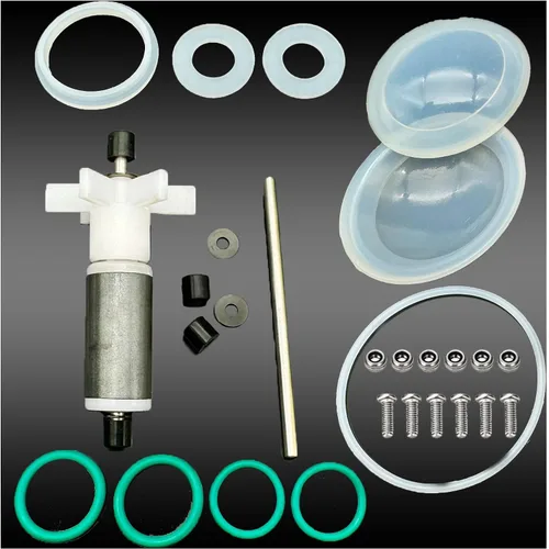 Miniatura 10 de Bomba de agua para bañera de hidromasaje P4071 58113 E02 Kit de reparación para Coleman Lay-Z-Spa con impulsor y ejes Con impulsor y 2 ejes