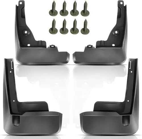 YHTAUTO Juego de 4 protectores contra salpicaduras para Toyota Corolla 2020 2021 2022 Sedán, delantero y trasero izquierdo derecho, color negro