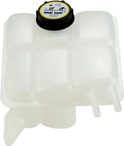 Miniatura 4 de YHTAUTO Depósito de expansión del depósito de desbordamiento de recuperación de refrigerante del motor con tapa presurizada para Ford Focus Volvo