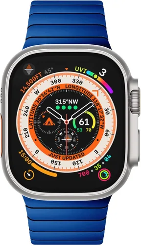 Miniatura 2 de NewWays - Pulsera de eslabones de titanio y acero inoxidable para Apple Watch Band Ultra 3 2 1 Band 49mm Series11 10 46mm 42mm 45mm 44mm 41mm 40mm