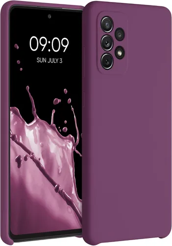 Miniatura 85 de kwmobile Funda Compatible con Samsung Galaxy A14 5G - Funda de teléfono de TPU y silicona con acabado suave - Verde Lima