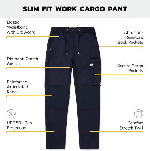 Miniatura 2 de Caterpillar Pantalón cargo de trabajo ajustado para hombre