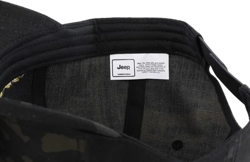 Miniatura 9 de Jeep Texto Logo Bajo Perfil Trucker Sombrero Negro CamoVerde Sombrero, Verde
